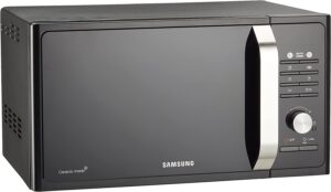 Samsung MG23F302TAK Forno Microonde Grill, 800 W, Grill 1100 W, Healthy Cooking, 23 Litri