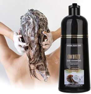 500ml Shampoo Per Capelli Neri, Shampoo Per Capelli Al Cocco, Shampoo Nutriente Allo Zenzero Per Capelli Neri Veloci