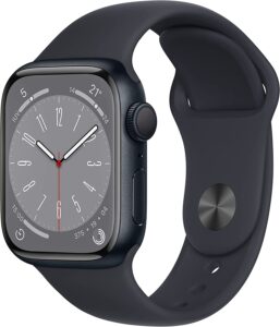 Apple watch ricondizionati - Apple Watch Series 8 (GPS, 41MM) - Cassa in alluminio Color Mezzanotte con Cinturino Sport (Ricondizionato)