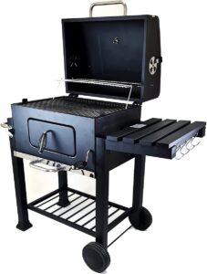 Bbq barbecue a carbone carbonella grill per giardino da esterno grigliata griglia campeggio cottura cavatappi ventole aria (XL)