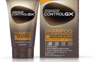 shampoo per coprire capelli bianchi Just For Men Control GX Shampoo Colorante,