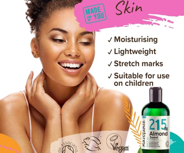 Olio di mandorle dolci per capelli