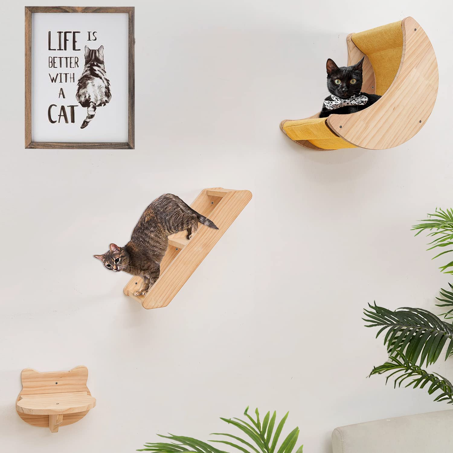 Percorsi in legno per gatti