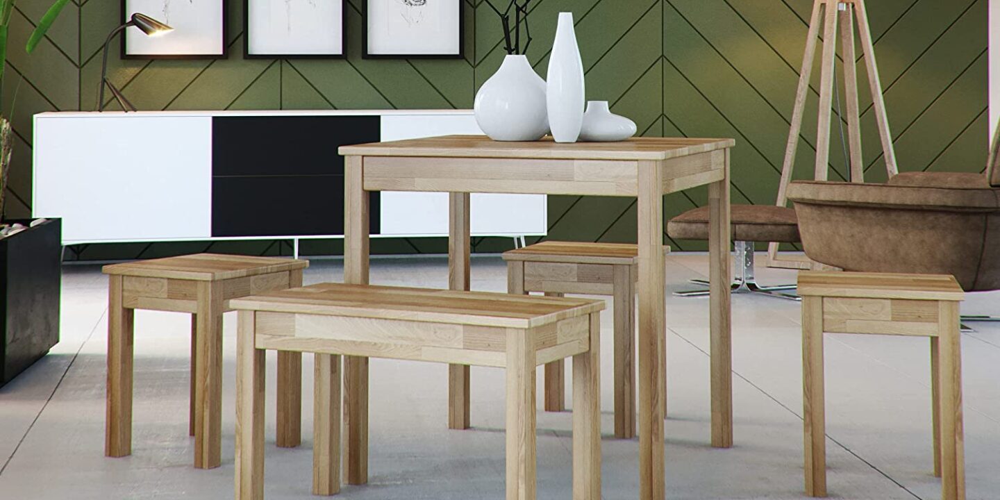 Tavolo quadrato legno massello