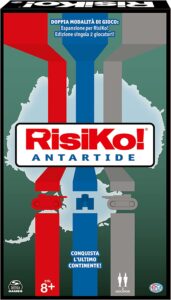 EDITRICE GIOCHI, RISIKO, Risiko! Antartide - Gioco da tavolo di strategia - 2 Giochi in scatola in 1, per adulti e bambini