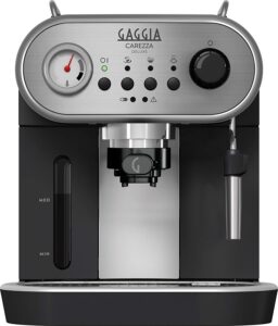 Gaggia RI8525/01 Carezza Deluxe, Macchina da Caffè Espresso Manuale per Macinato e Cialde