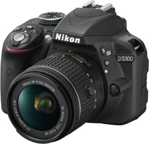 Nikon D3300 Kit Fotocamera Reflex Digitale, con Nikkor AF-P 18/55 VR, 24.2 Megapixel