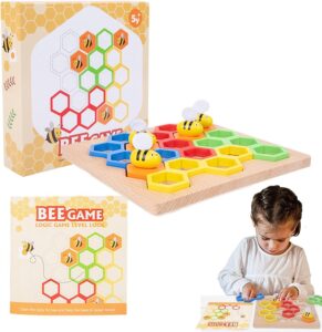 Set di Giochi da Tavolo Ape | Giocattoli educativi per abilità motorie per Bambini Giocattoli per api