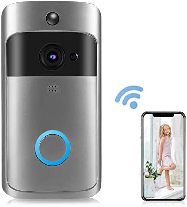 Campanello Video WiFi Solare Impermeabile - Visione Notturna, Intercom, App Gratis, 2.4G
