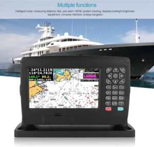 GPS nautico cartografico, 200 rotte e 10000 waypoint Funzioni multiple Posizionatore di navigazione per navigazione e posizionamento