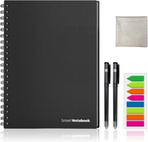 HOMESTEC Smart Notebook Taccuino Digitale A4 - Cancellabile,Riutilizzabile Compatibile con Sistemi Cloud