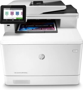 HP Color LaserJet Pro MFP M479fnw W1A78A, Stampante Multifunzione A4, Scansiona Fronte e Retro Automatica a colori, 27 ppm, USB, Fax, ADF, Wi-Fi