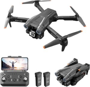 I3PRO Drone con Telecamera 1080P HD, Droni con FPV WiFi Telecomandati per Principianti e Bambini, Mantenimento dell'altitudine , Evasione degli ostacoli, Un atterraggio chiave, 2 Batterie